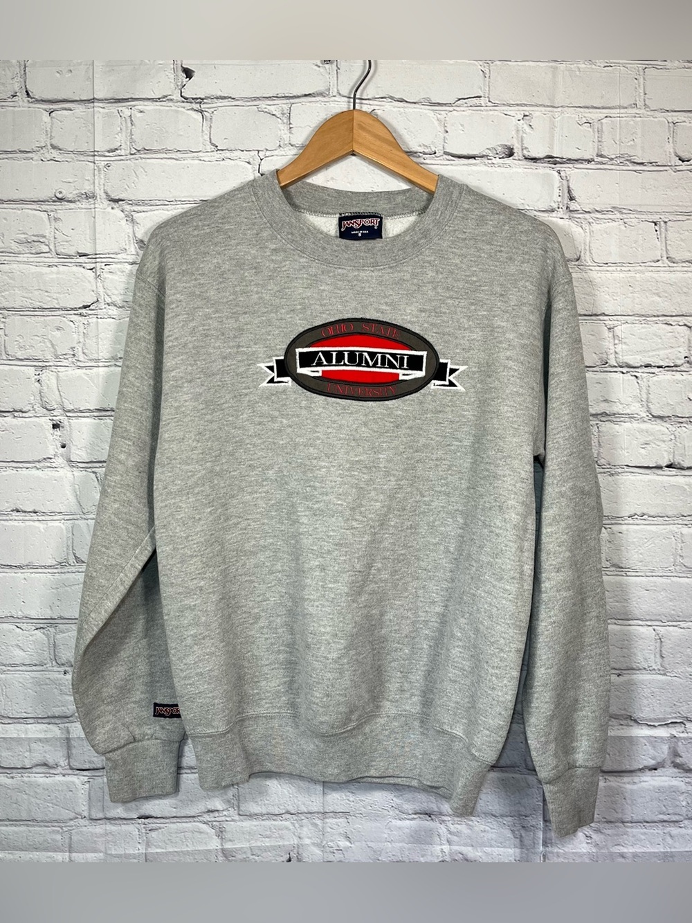 Vintage Jansport Ohio State Buckeyes Alumni Sweatshirt Mens Small Gray 90s